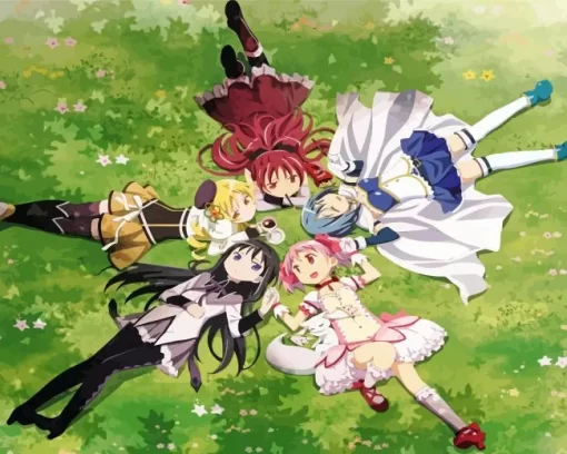 Puella Magi Madoka Magica Friends Diamond Paintings