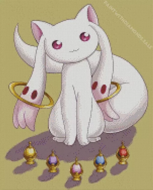 Puella Magi Madoka Magica Kyubey Diamond Dotz