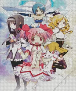 Puella Magi Madoka Magica Poster Diamond Dotz