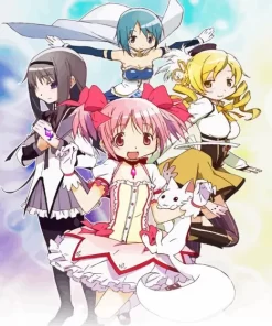 Puella Magi Madoka Magica Poster Diamond Paintings