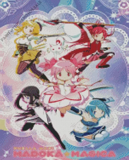 Puella Magi Madoka Magica anime Diamond Dotz