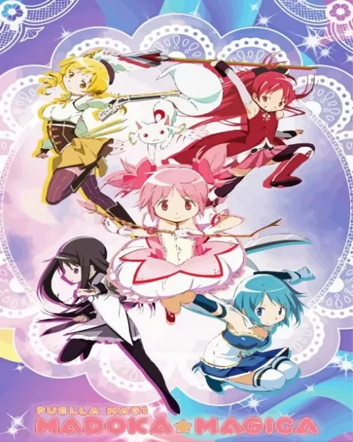 Puella Magi Madoka Magica anime Diamond Paintings