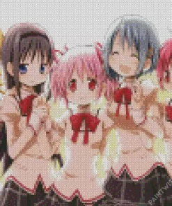 Puella Magi Madoka Magica anime girls Diamond Dotz