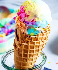 Rainbow Ice Cream Diamond Painting