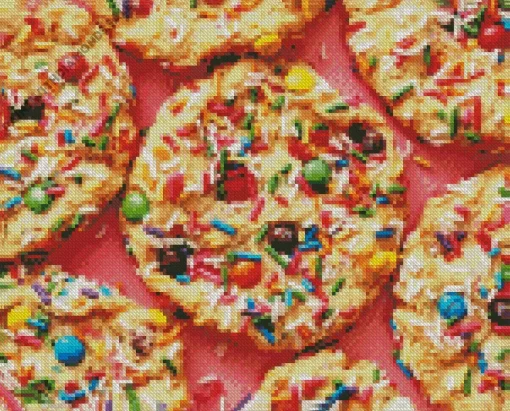 Rainbow Rave Cookies Diamond Painting