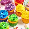 Rainbow Cupcakes With Sprinkles Diamond Painting