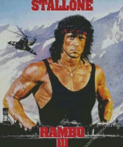 Rambo Sylvester Stallone Diamond Painting