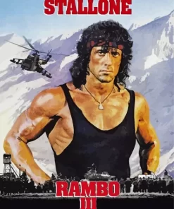 Rambo Sylvester Stallone Diamond Painting