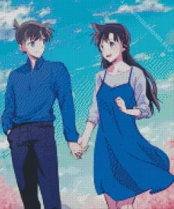 Ran Mouri And Shinichi Diamond Paints