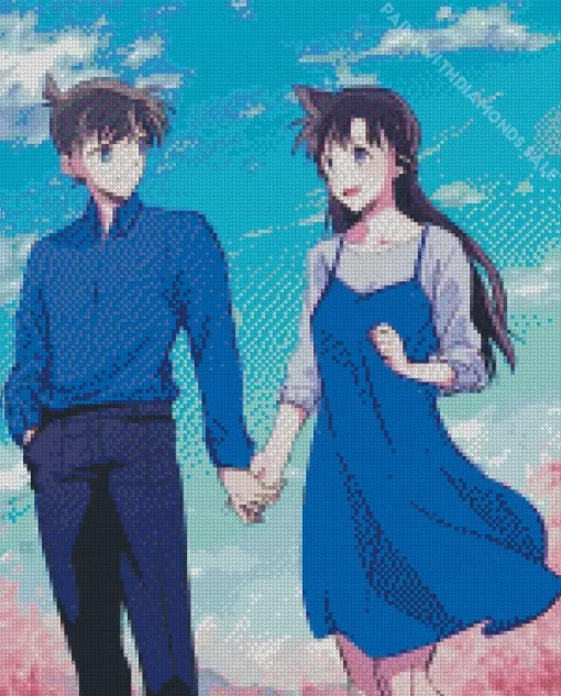 Ran Mouri And Shinichi Diamond Paints