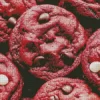 Red Velvet Chocolate Chip Cookies Diamond Painting