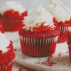 Red Velvet Cupcakes Diamond Painting