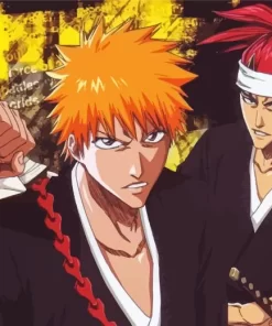 Renji Abarai and ichigo Bleach Anime Diamond Paintings