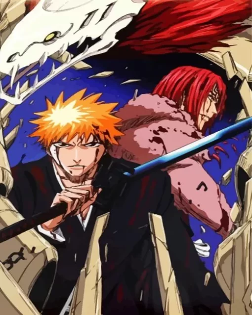 Renji Abarai and ichigo Diamond Paintings