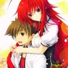 Rias And Issei Hyoudou Diamond By Numbers