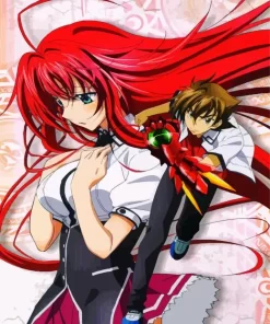 Rias Gremory And Issei Hyoudou Diamond By Numbers