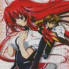 Rias Gremory And Issei Hyoudou Diamond With Numbers