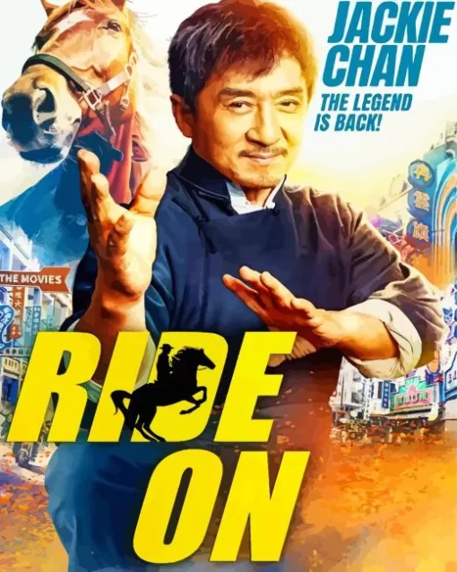 Ride On Jackie Chan Diamond Painting