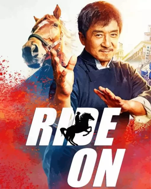 Ride On Movie Jackie Chan Diamond Painting