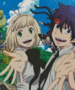 Rin And Shiemi Moriyama Diamond Dotz