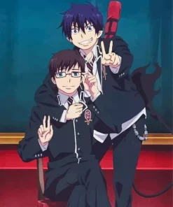 Rin And Yukio Okumura Diamond Paints