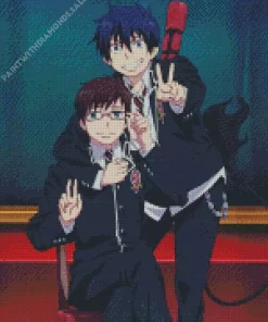 Rin And Yukio Okumura Diamond Paints