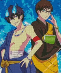 Rin Okumura And Yukio Okumura Diamond Dotz