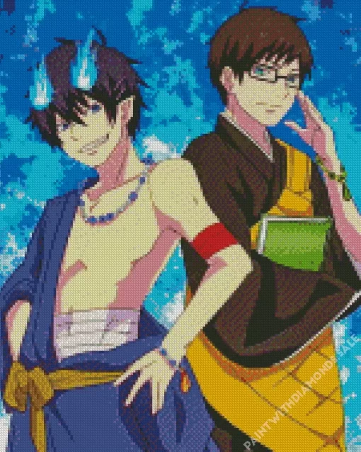 Rin Okumura And Yukio Okumura Diamond Dotz