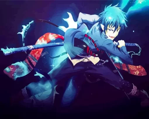 Rin Okumura Blue Exorcist Anime Diamond Dotz