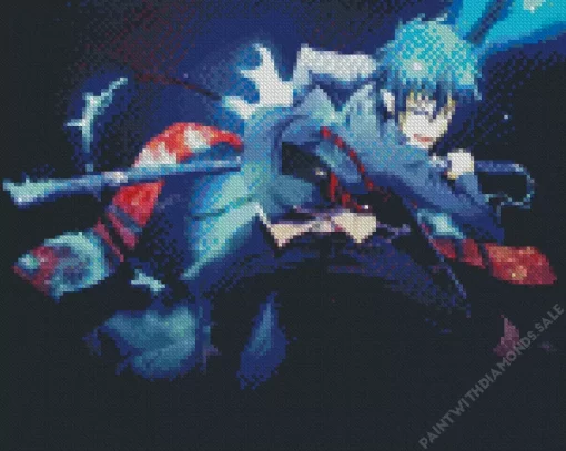 Rin Okumura Blue Exorcist Anime Diamond Paints