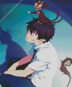 Rin Okumura Blue Exorcist Diamond Paintings