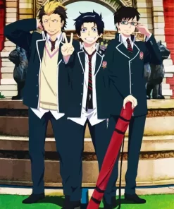 Rin Okumura With Yukio And Suguro Diamond Paintings