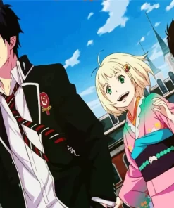 Rin With Yukio Okumura And Shiemi Diamond Dotz