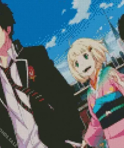 Rin With Yukio Okumura And Shiemi Diamond Paints