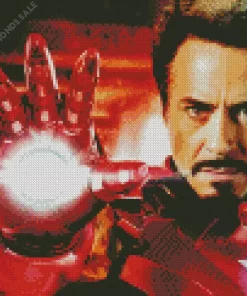 Robert Downey Iron Man Diamond Painting