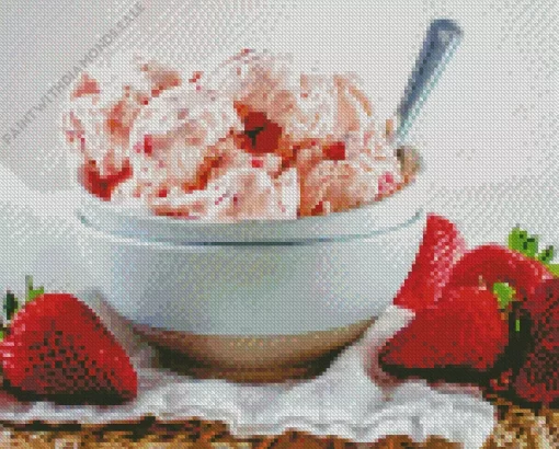 Rodelle Strawberry Ice Cream Diamond Painting