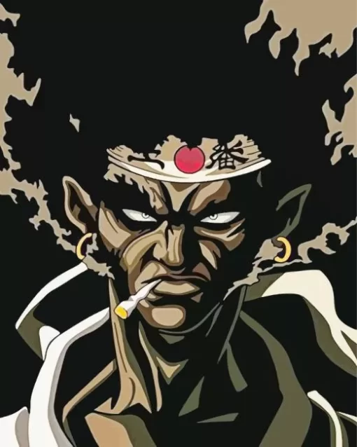 Rokutaro Afro Samurai Manga Diamond By Numbers