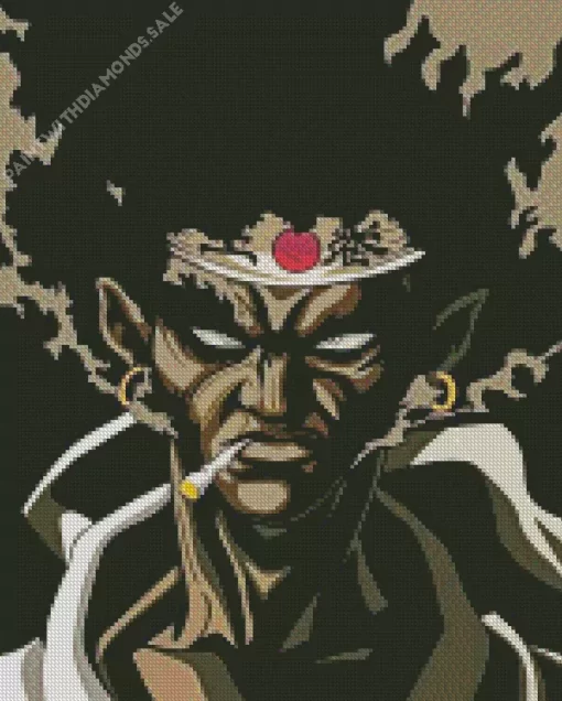 Rokutaro Afro Samurai Manga Diamond By Numbers