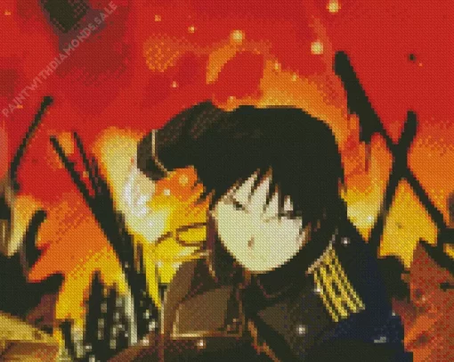 Roy Mustang Diamond With Numbers