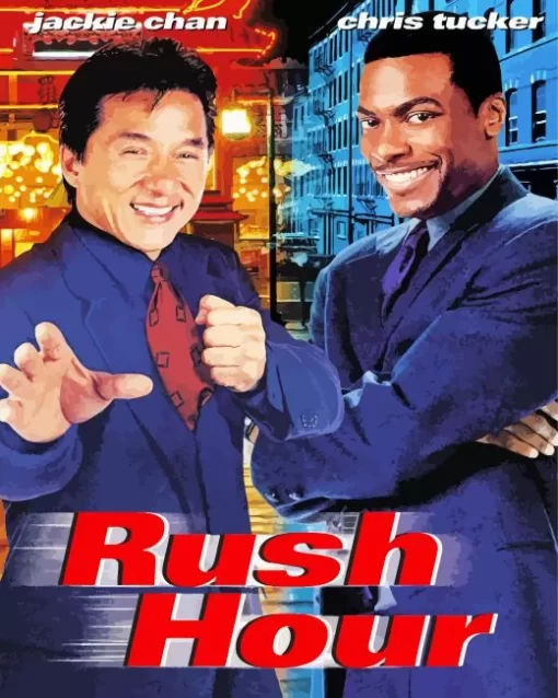 Rush Hour Jackie Chan Diamond Painting