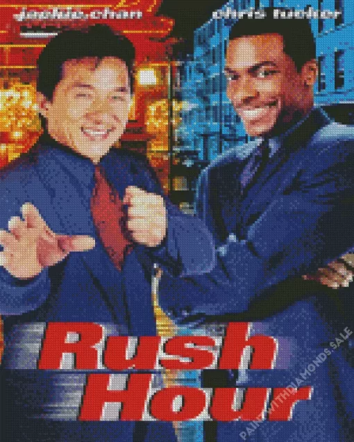 Rush Hour Jackie Chan Diamond Painting