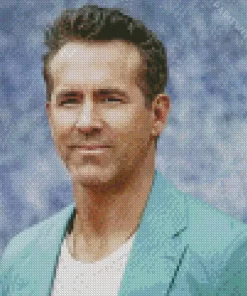 Ryan Reynolds Actor Diamond Painting