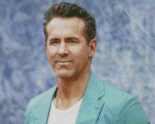 Ryan Reynolds Actor Diamond Painting