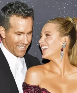 Ryan Reynolds And Blake Lively Diamond Painting