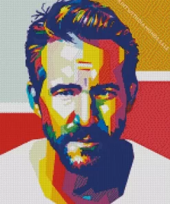 Ryan Reynolds Art Diamond Painting