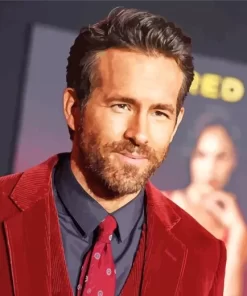 Ryan Reynolds In Red Notice Diamond Painting