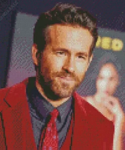 Ryan Reynolds In Red Notice Diamond Painting