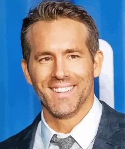 Ryan Reynolds Smiling Diamond Painting