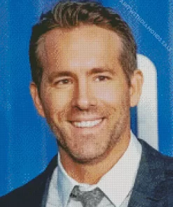 Ryan Reynolds Smiling Diamond Painting