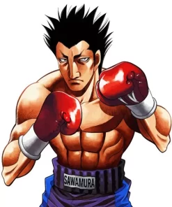 Ryuhei Sawamura Hajime No Ippo Diamond With Numbers